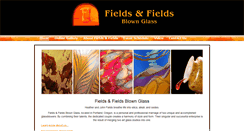 Desktop Screenshot of fieldsandfieldsblownglass.com